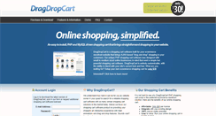 Desktop Screenshot of dragdropcart.com